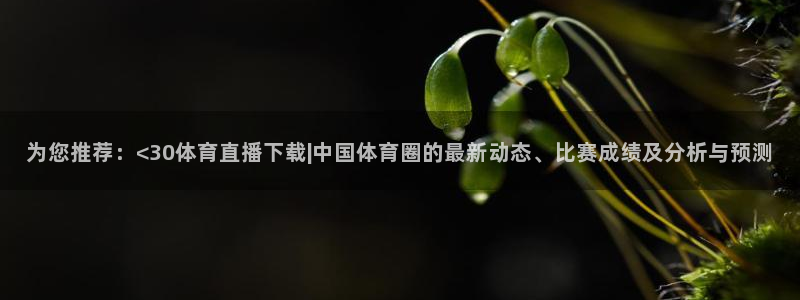 为您推荐：<30体育直播下载|中国体育圈的最新动态、比赛成绩及分析与预测